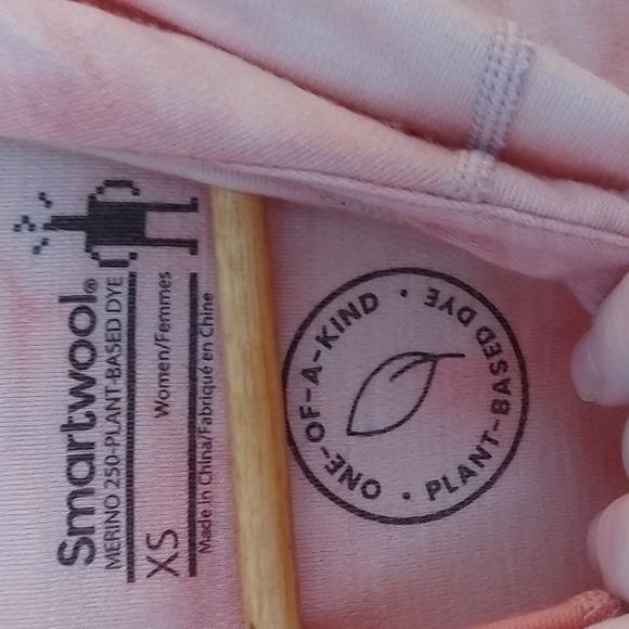 Smartwool Merino 250 Plant Based Dye Logo Hoodie Pink Size XS - Picture 8 of 10